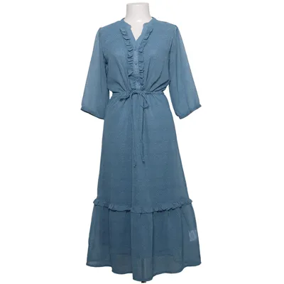 Maxi jurk (Blauw) van Cha Cha Polyester