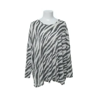 Top (White, Gray) from Tracy Cotton, Elastane, Polyester
