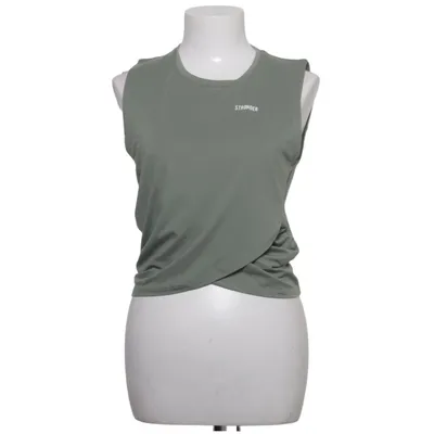 Sport tanktop (Groen) van Stronger Elastaan, Gerecycled polyester