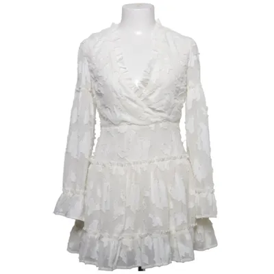 Jurk (Wit) van Boohoo Petite Katoen, Polyester
