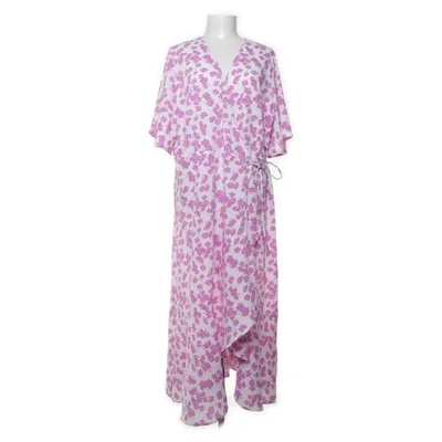 Wrap dress (Pink, White) from Pernilla Wahlgren Design Polyester