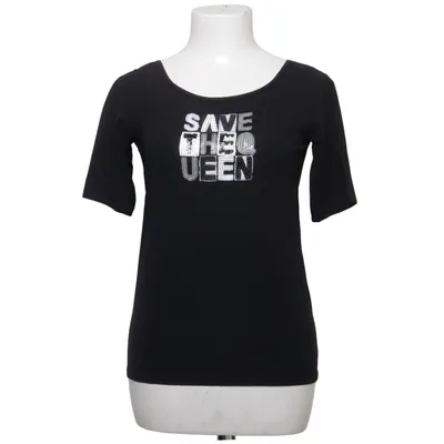 Top (Zwart) van Save the Queen Elastaan, Polyamide