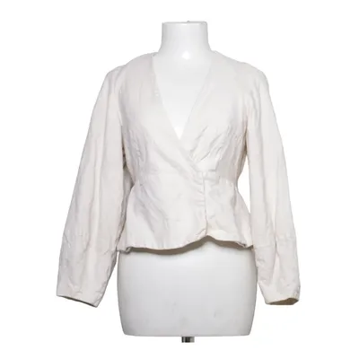 Wrap blouse (White) from Rodebjer Viscose, Wool