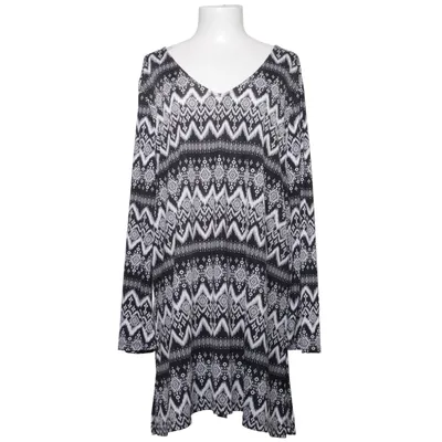 Tunic (Black, White) from Happy Holly Elastane, Polyester