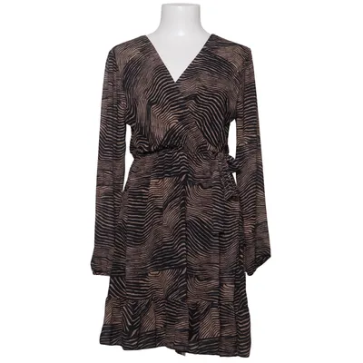 Jurk (Beige, Zwart) van Today Elastaan, Polyester, Viscose