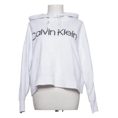 Huvtröja (Vit) från Calvin Klein Performance Bomull, Polyester