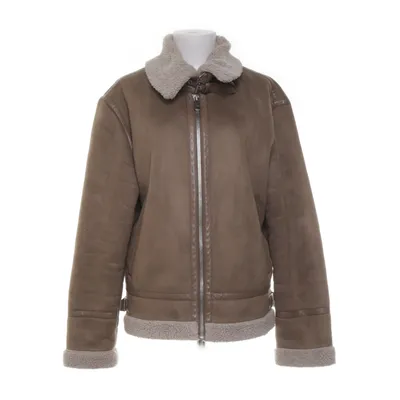 Shearlingjakke (Brun, Beige) fra Zara