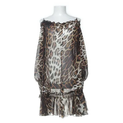 Dress (Brown, Multicolored) from Roberto Cavalli at H&M Silk