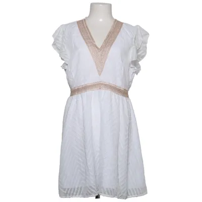 Jurk (Wit, Beige) Polyester