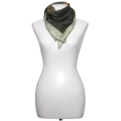 Sjal (Grön, Gul, Grå) från Olga Greco