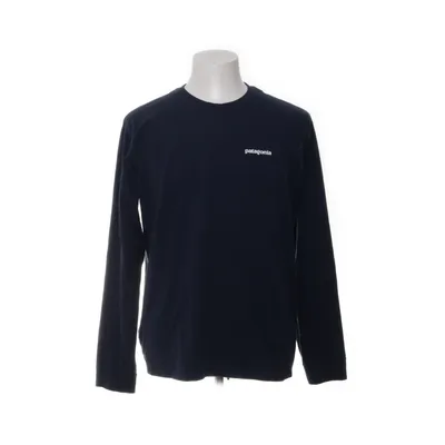 Långärmad t-shirt (Blå) från Patagonia Återvunnen bomull, Återvunnen polyester