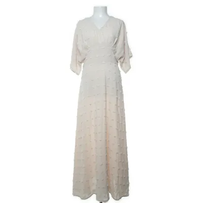 Långklänning (Beige) från Shein Elastan, Polyester