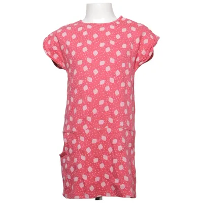 Dress (Red, White) from Vertbaudet Cotton