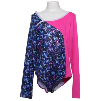 Gymnastikdräkt (Rosa, Blå, Flerfärgad) från Danskin Now Elastan, Polyester