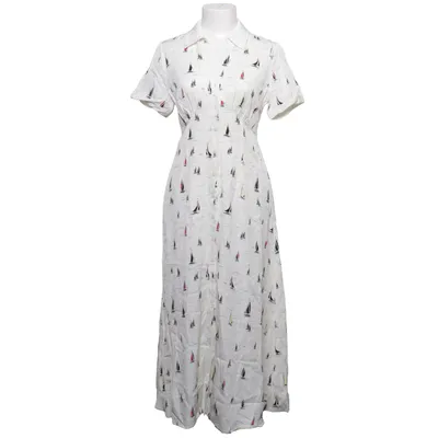 Robe longue (Blanc, Multicolore) de Tommy Hilfiger Viscose