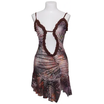 Beach dress (Brown, Multicolored) from Shein Elastane, Polyester