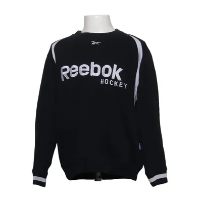 Collegetröja (Svart, Vit) från Reebok Hockey Bomull, Polyester