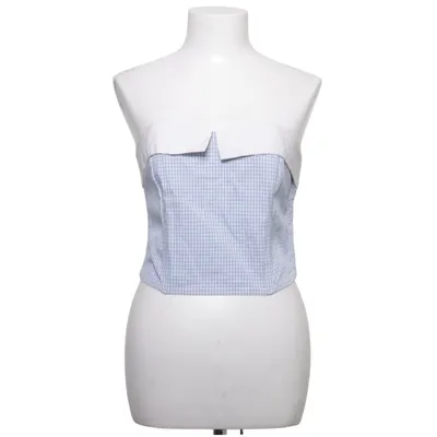 Tube top (Blauw, Wit) van Amore Katoen