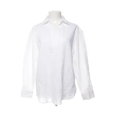 Blouse (Wit) van H&M Premium Quality Katoen, Linnen