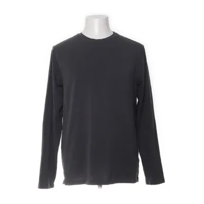 Langærmet t-shirt (Grå) fra H&M Bomuld, Elastan