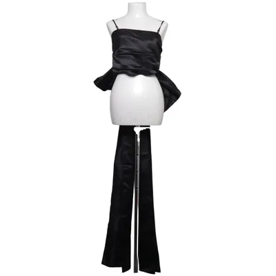 Crop top (Noir) de Club London Élasthane, Polyester
