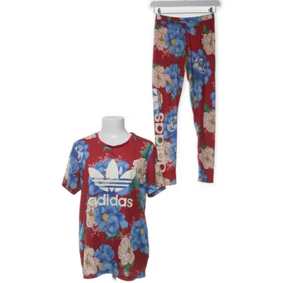 Træningssæt (Rød, Flerfarvet) fra Adidas Polyester