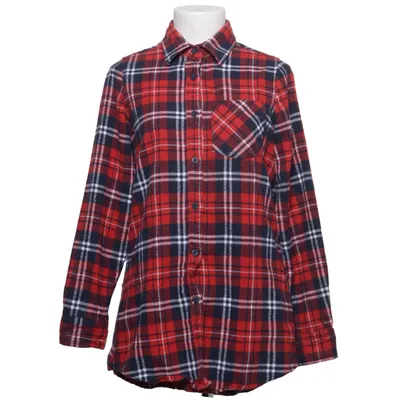 Flanellen overhemd (Rood, Blauw, Wit) van Serious Sally Katoen, Polyester