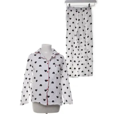 Pyjama (Wit, Zwart) van Dazy Katoen