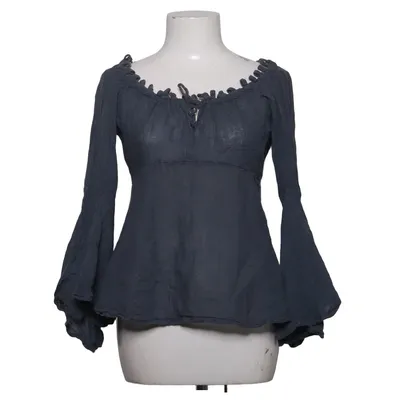Blouse (Gray) from Branting Cotton, Linen
