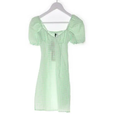 Dress (Green, White) from Divided by H&M Polyester, Elastane