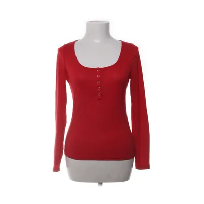 Henley shirt (Rood) van Shein