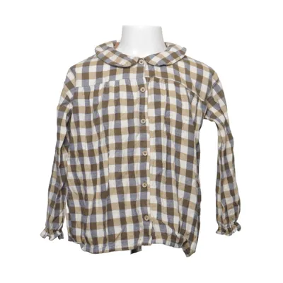 Flanellskjorta (Grå, Grön, Vit) från Piupiuchick Ekologisk bomull