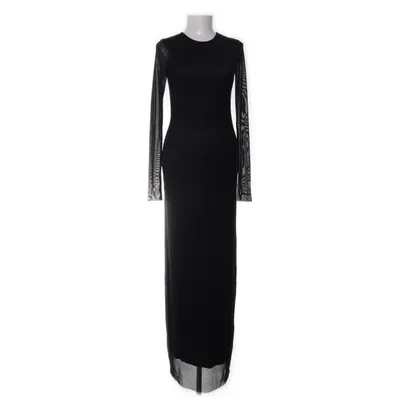 Maxikjole (Sort) fra Review Elastan, Polyester