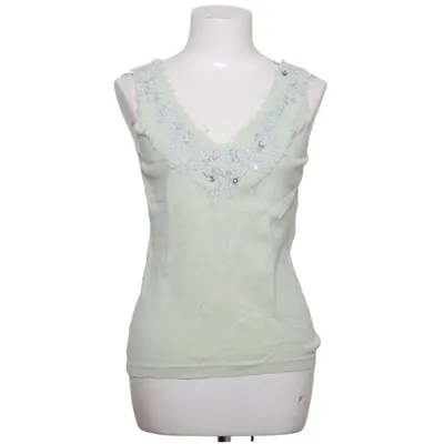 Débardeur (Beige, Vert) de Zara Coton, Polyamide