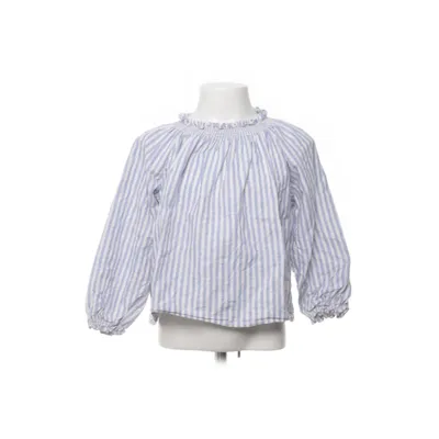 Blouse (Blue, Multicolored, White) from Arket Linen, Cotton, Polyester