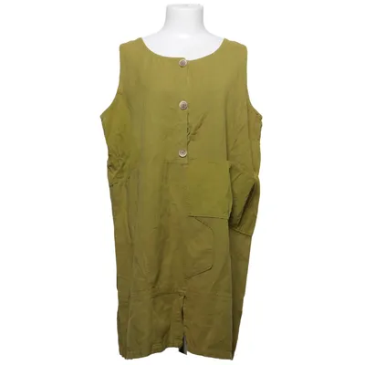 Dungaree dress (Green) from UNO Cotton, Linen