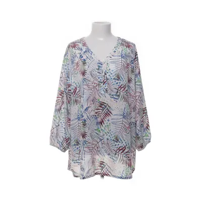Blouse (White, Multicolored) from Atlas for Women Polyester