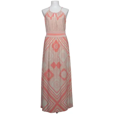Maxi dress (Pink, Beige) from London Times Elastane, Polyester