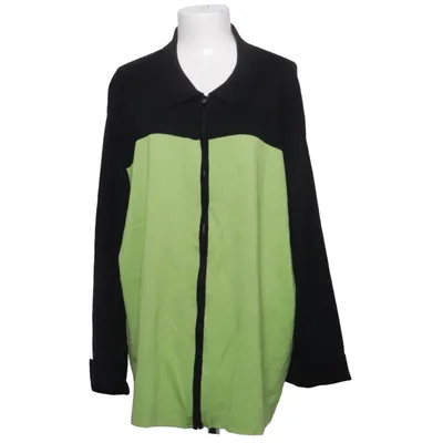 Cardigan (Sort, Grøn) fra Ann Harvey Akryl, Bomuld