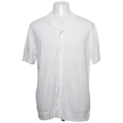 Short sleeve shirt (White) from Dressmann Cotton