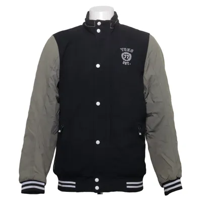 Varsity-jack (Zwart, Grijs) van Yoko Polyamide, Polyurethaan