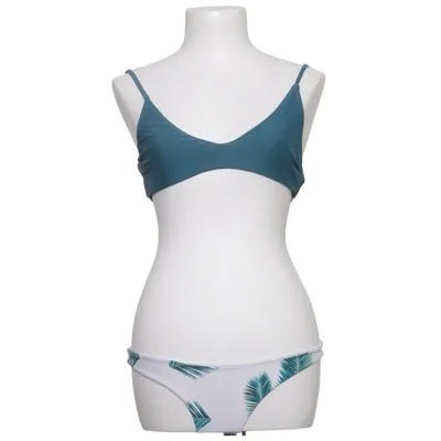 Bikini (Bleu, Blanc, Vert) de Sizaful Élasthane, Polyamide