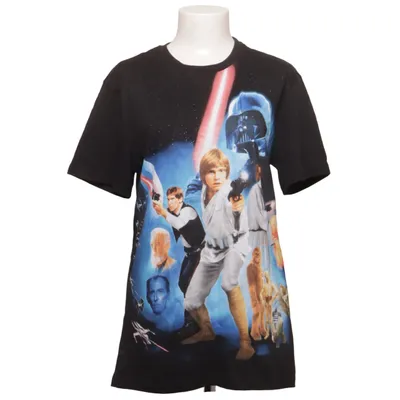 T-shirt (Svart, Flerfärgad) från Divided by H&M Bomull