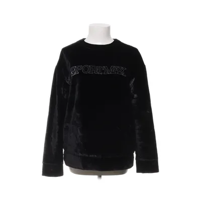 Collegetröja (Svart) från Sportmax Silke, Viskos