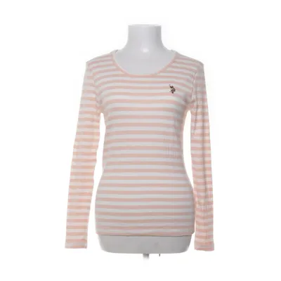 Langærmet t-shirt (Pink, Hvid) fra U.S. Polo Assn. Bomuld