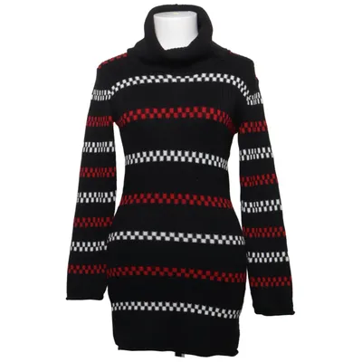 Turtleneck kjole (Sort, Rød, Hvid) fra Bellisimo