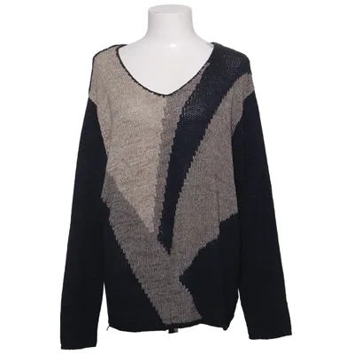 Pull-over (Noir, Marron) de Christa Probst Acrylique, Polyamide