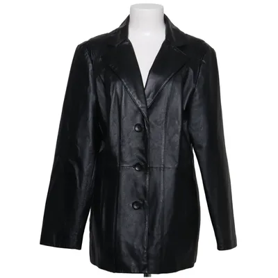 Blazer en cuir (Noir) de Worthington Cuir, Polyester