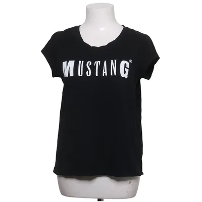 T-shirt (Black, White) from Mustang True Denim