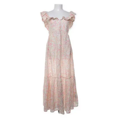 Maxi dress (White, Multicolored) from H&M Trend Linen, Lyocell, Cotton